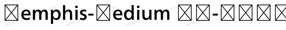 Memphis-Medium HE字体转换